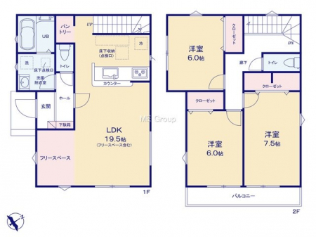 @Ԏ聟P`Floor plan`@}ʂƈقȂꍇ͌D