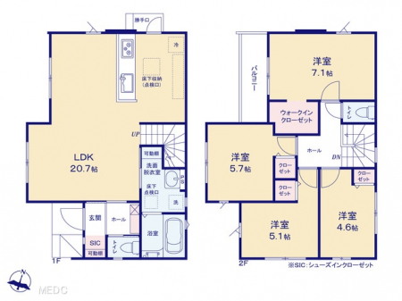 @Ԏ聟P`Floor plan`@}ʂƈقȂꍇ͌D