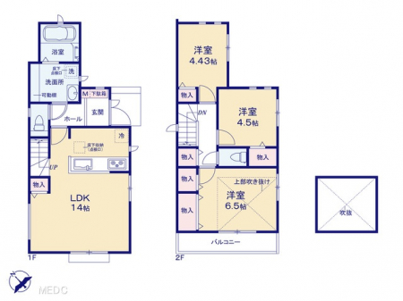 @Ԏ聟P`Floor plan`@}ʂƈقȂꍇ͌D