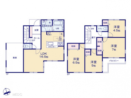 @Ԏ聟P`Floor plan`@}ʂƈقȂꍇ͌D