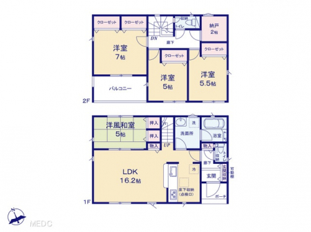 @Ԏ聟T`Floor plan`@}ʂƈقȂꍇ͌D