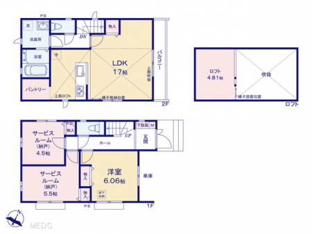 @Ԏ聟P`Floor plan`@}ʂƈقȂꍇ͌D