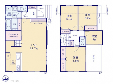 @Ԏ聟3`Floor plan`  }ʂƈقȂꍇ͌D