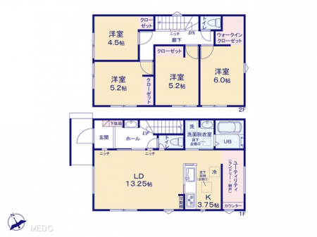 @Ԏ聟P`Floor plan`@}ʂƈقȂꍇ͌D