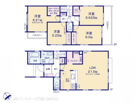 @Ԏ聟2`Floor plan`@}ʂƈقȂꍇ͌D