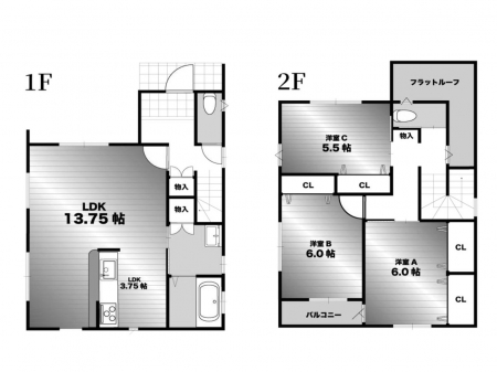 @Ԏ`Floor plan`@}ʂƈقȂꍇ͌Dv܂B