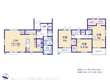 @Ԏ聟2-A`Floor plan`@}ʂƈقȂꍇ͌D