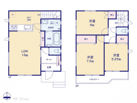 　間取り◆2号棟◆～Floor plan～　図面と異なる場合は現況を優先