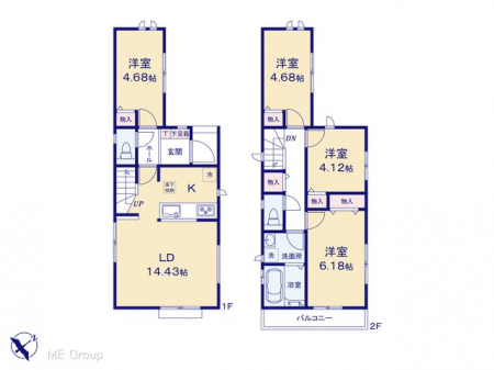 @Ԏ聟P`Floor plan`@}ʂƈقȂꍇ͌D