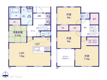 @Ԏ聟P`Floor plan`@}ʂƈقȂꍇ͌D