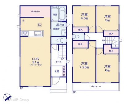 　間取り～Floor plan～　図面と異なる場合は現況を優先