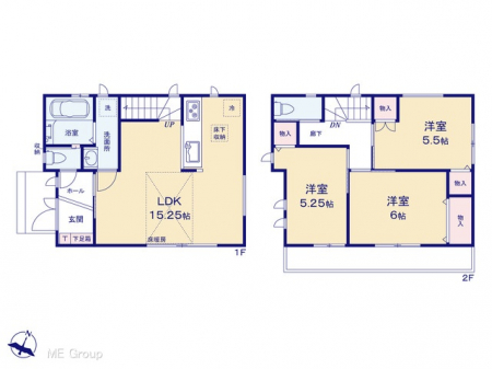 　間取り～Floor plan～  図面と異なる場合は現況を優先致します。