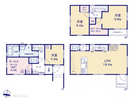 　間取り～Floor plan～図面と異なる場合は現況を優先