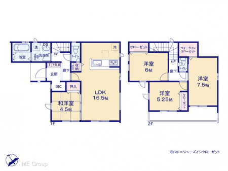 　間取り～Floor plan～　図面と異なる場合は現況を優先