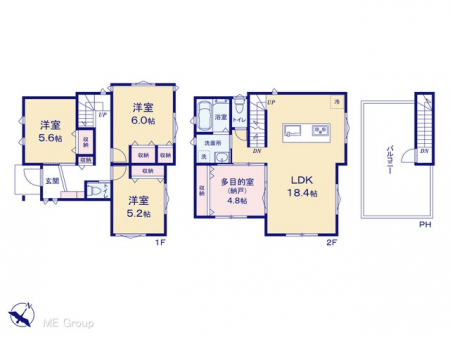 @Ԏ聟P`Floor plan`@}ʂƈقȂꍇ͌D
