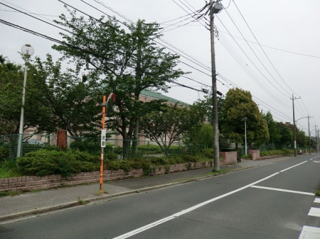 周辺環境　小学校 1100m 千葉市立小谷小学校