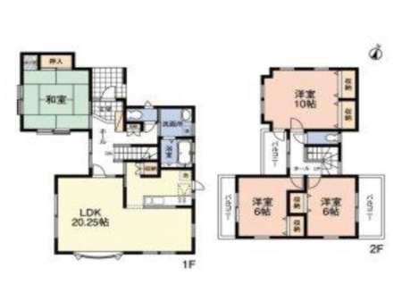 　間取り～Floor plan～　図面と異なる場合は現況を優先致します。