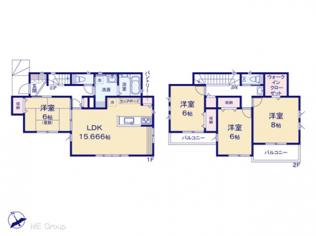 　間取り～Floor plan～　図面と異なる場合は現況を優先