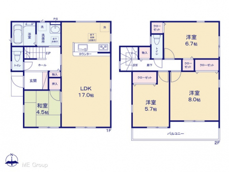 �@�Ԏ�聟�Q�������`Floor plan�`�@�}�ʂƈقȂ�ꍇ�͌�����D��