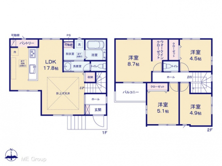 �@�Ԏ��`Floor plan�`�@�}�ʂƈقȂ�ꍇ�͌�����D��