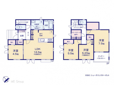 @Ԏ`Floor plan`@}ʂƈقȂꍇ͌D