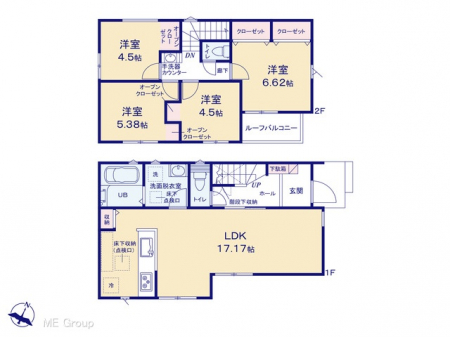 �@�Ԏ�聟�P�������`Floor plan�`�@�}�ʂƈقȂ�ꍇ�͌�����D��