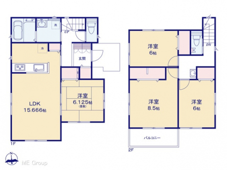 �@�Ԏ�聟�W�������`Floor plan�`  �}�ʂƈقȂ�ꍇ�͌�����D��v���܂��B