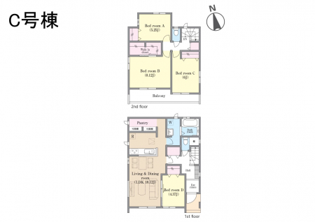 �@�Ԏ�聟C�������`Floor plan�`�@�}�ʂƈقȂ�ꍇ�͌�����D��v���܂��B