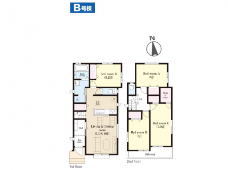 �@�Ԏ�聟B�������`Floor plan�`�@�}�ʂƈقȂ�ꍇ�͌�����D��v���܂��B