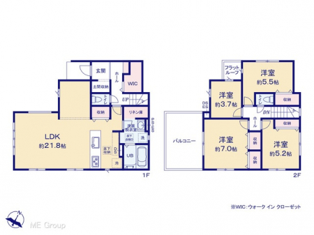 �@�Ԏ�聟�Q�������`Floor plan�`  �}�ʂƈقȂ�ꍇ�͌�����D��v���܂��B
