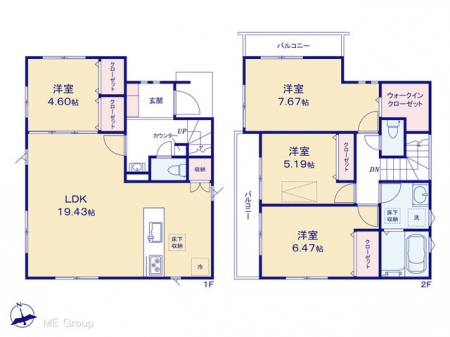 �@�Ԏ��`Floor plan�`�@�}�ʂƈقȂ�ꍇ�͌�����D��
