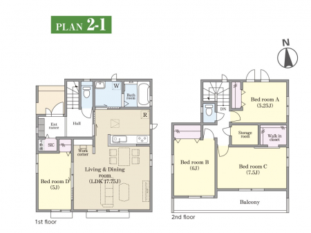 @Ԏ聟2-1`Floor plan`@}ʂƈقȂꍇ͌Dv܂B
