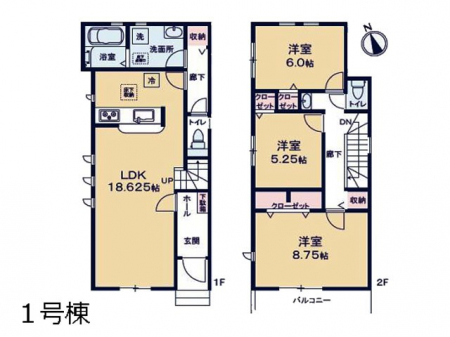 �@�Ԏ�聟�P�������`Floor plan�`�@�}�ʂƈقȂ�ꍇ�͌�����D��v���܂��B