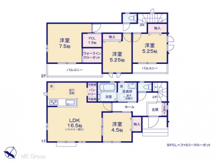 �@�Ԏ�聟N�������`Floor plan�`�@�}�ʂƈقȂ�ꍇ�͌�����D��