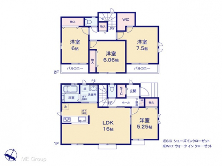 �@�Ԏ��`Floor plan�`  �}�ʂƈقȂ�ꍇ�͌�����D��v���܂��B