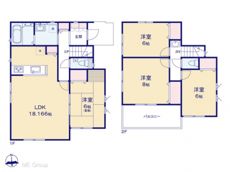 �@�Ԏ�聟�V�������`Floor plan�`�@�}�ʂƈقȂ�ꍇ�͌�����D��