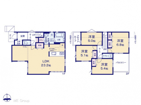 �@�Ԏ��`Floor plan�`�@�}�ʂƈقȂ�ꍇ�͌�����D��