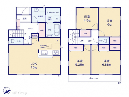 �@�Ԏ�聟�P�������`Floor plan�`  �}�ʂƈقȂ�ꍇ�͌�����D��v���܂��B