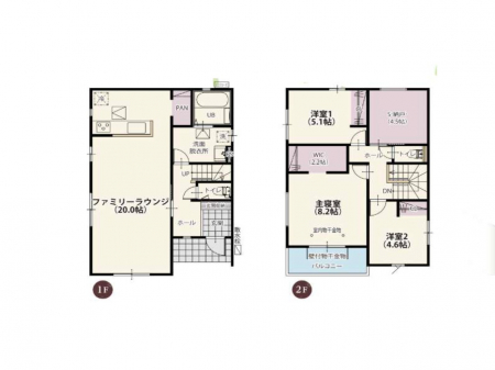 �@�Ԏ�聟�Q�������`Floor plan�`�@�}�ʂƈقȂ�ꍇ�͌�����D��v���܂��B