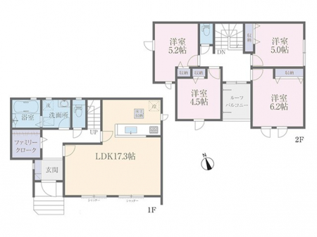 �@�Ԏ��`Floor plan�`  �}�ʂƈقȂ�ꍇ�͌�����D��v���܂��B