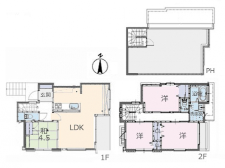 �@�Ԏ��`Floor plan�`�@�}�ʂƈقȂ�ꍇ�͌�����D��v���܂��B