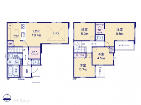 �@�Ԏ��`Floor plan�`�@�}�ʂƈقȂ�ꍇ�͌�����D��