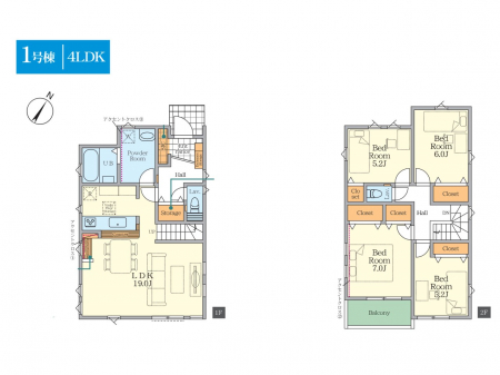 �@�Ԏ��`Floor plan�`�@�}�ʂƈقȂ�ꍇ�͌�����D��  