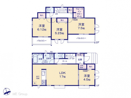 �@�Ԏ��`Floor plan�`�@�}�ʂƈقȂ�ꍇ�͌�����D��v���܂��B