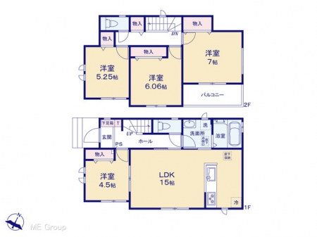 �@�Ԏ��`Floor plan�`�@�}�ʂƈقȂ�ꍇ�͌�����D��