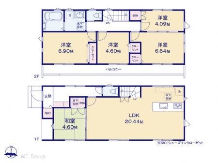 �@�Ԏ�聟�R�������`Floor plan�`�@�}�ʂƈقȂ�ꍇ�͌�����D��
