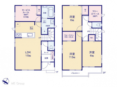 �@�Ԏ�聟�Q�������`Floor plan�`�@�}�ʂƈقȂ�ꍇ�͌�����D��