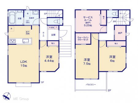 �@�Ԏ�聟�R�������`Floor plan�`�@�}�ʂƈقȂ�ꍇ�͌�����D��