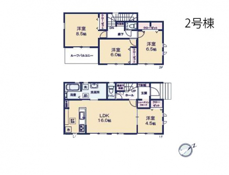 �@�Ԏ�聟�Q�������`Floor plan�`�@�}�ʂƈقȂ�ꍇ�͌�����D��v���܂��B