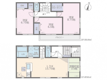 �@�Ԏ��`Floor plan�`�}�ʂƈقȂ�ꍇ�͌�����D��  